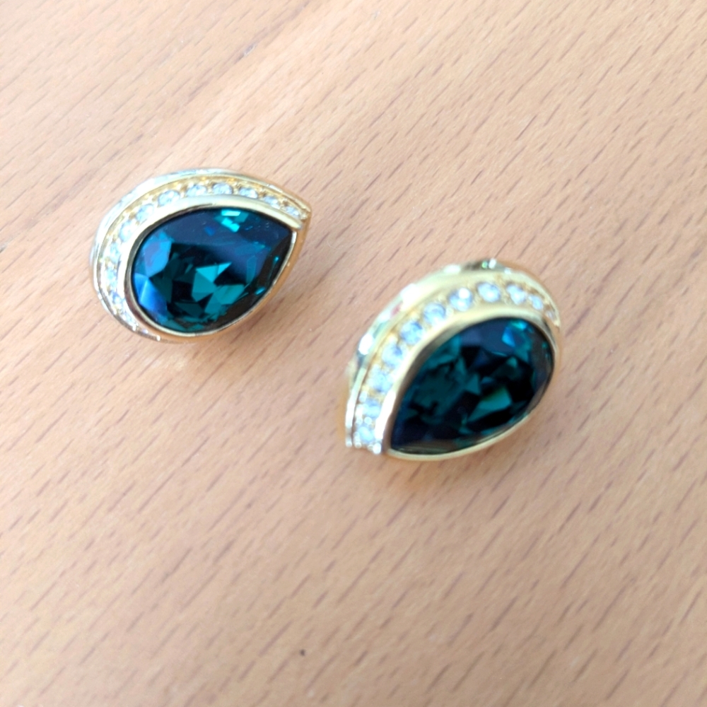 1990's Vintage Swarovski Emerald